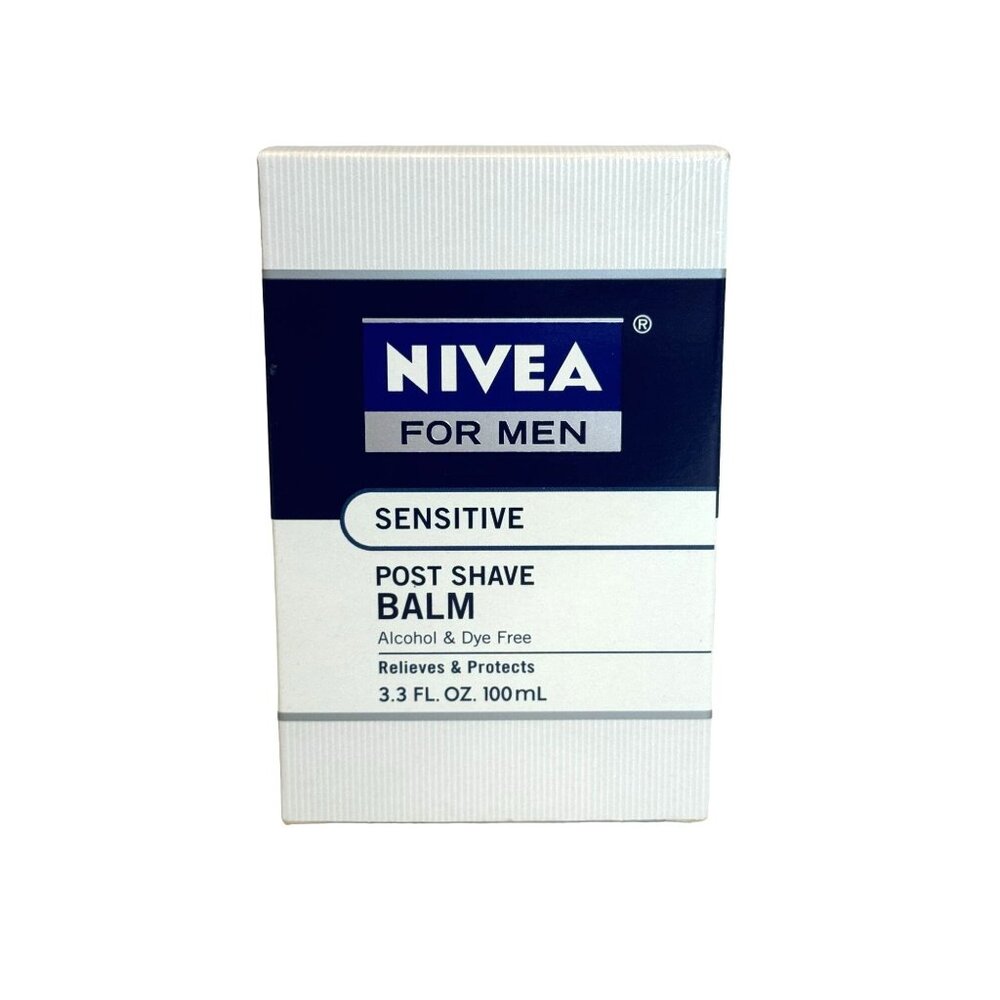 NIVEA Men Sensitive Soothing Post Shave Balm - 3.3 oz 100 ml NEW OLD STOCK